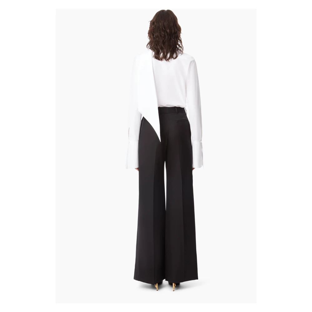Nina Ricci Witte Strikshirt Elegante Stijl White Dames