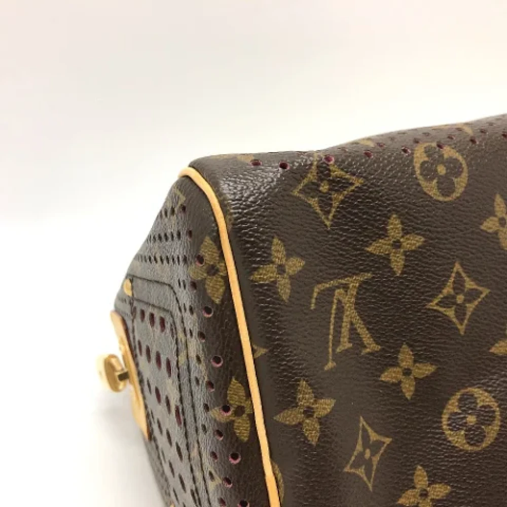 Louis Vuitton Vintage Pre-owned Cotton louis-vuitton-bags Brown Dames