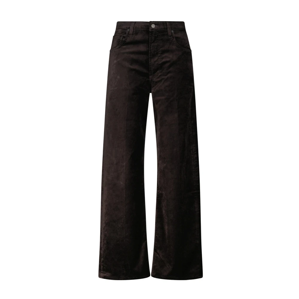 Citizens Of Humanity Women's Brown Ayla Baggy Wide Jeans - Wide Jeans - W30 - Jeans