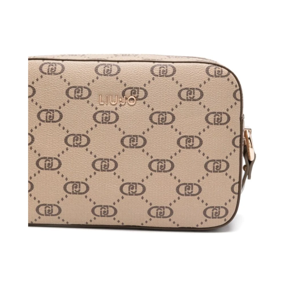 Liu Jo Duifgrijs Eco Leren Crossbody Tas Beige Dames