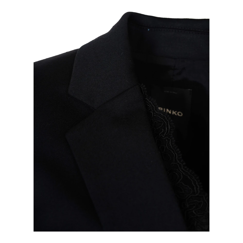 pinko Elegante Kantjasje met Pantherprint Black Dames