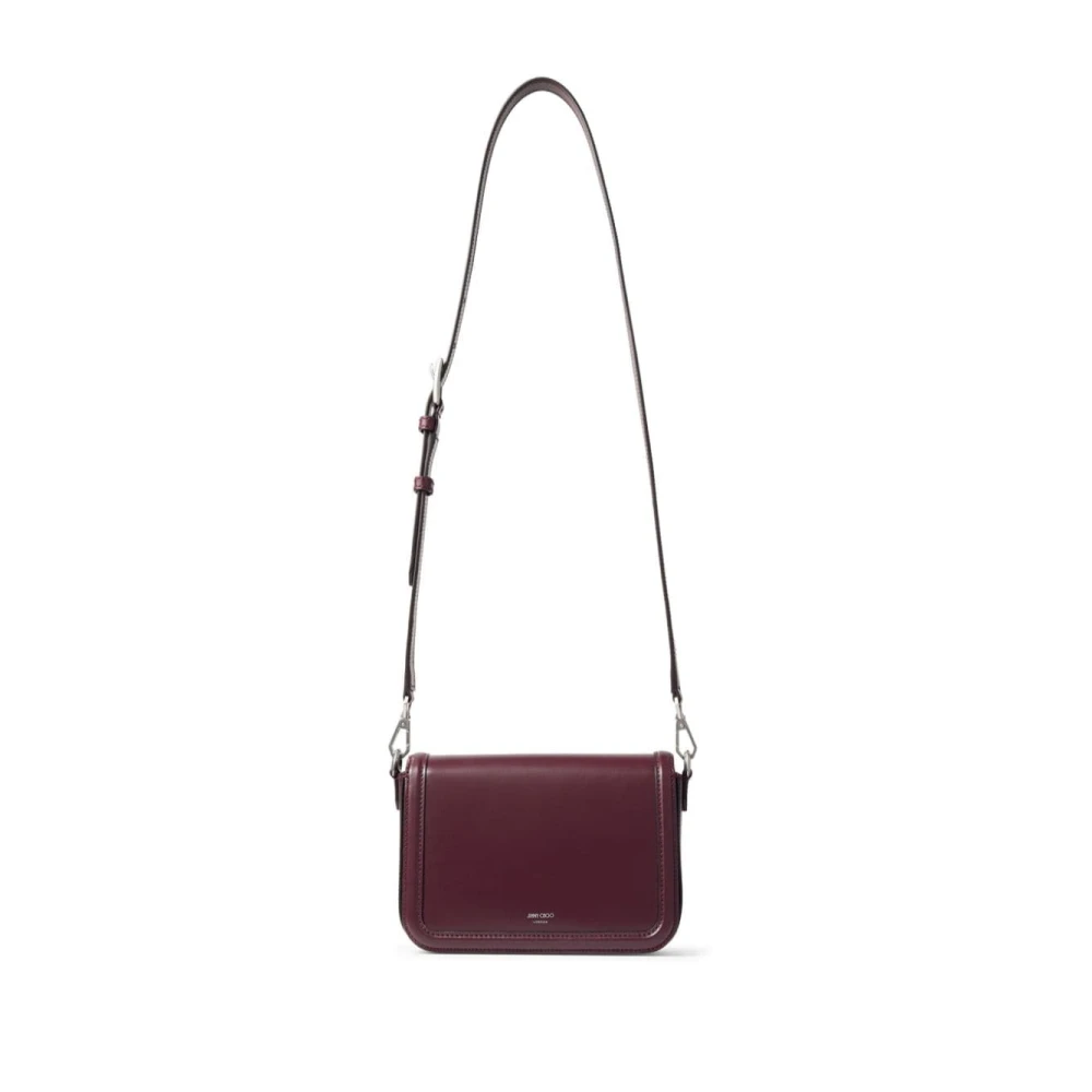 Jimmy Choo Bordeaux Diamond Crossbody Tas Brown Dames