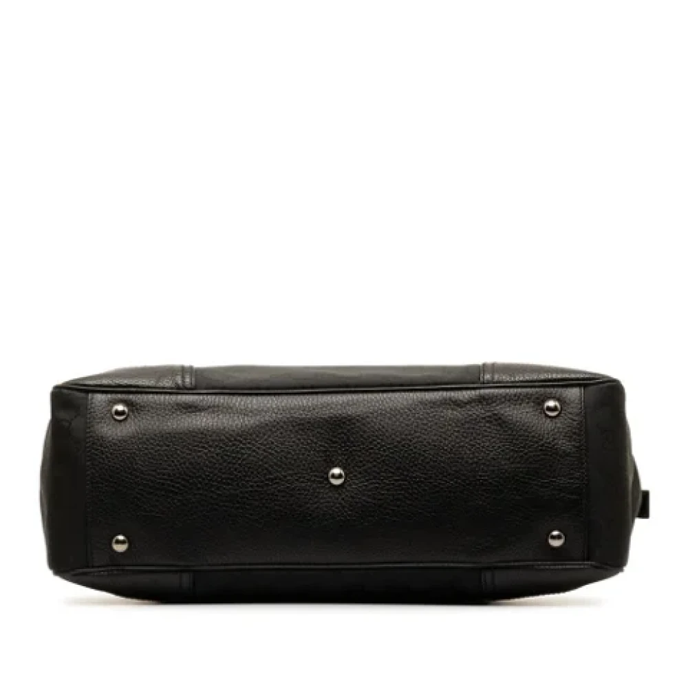 Gucci Vintage Pre-owned Leather totes Black Dames