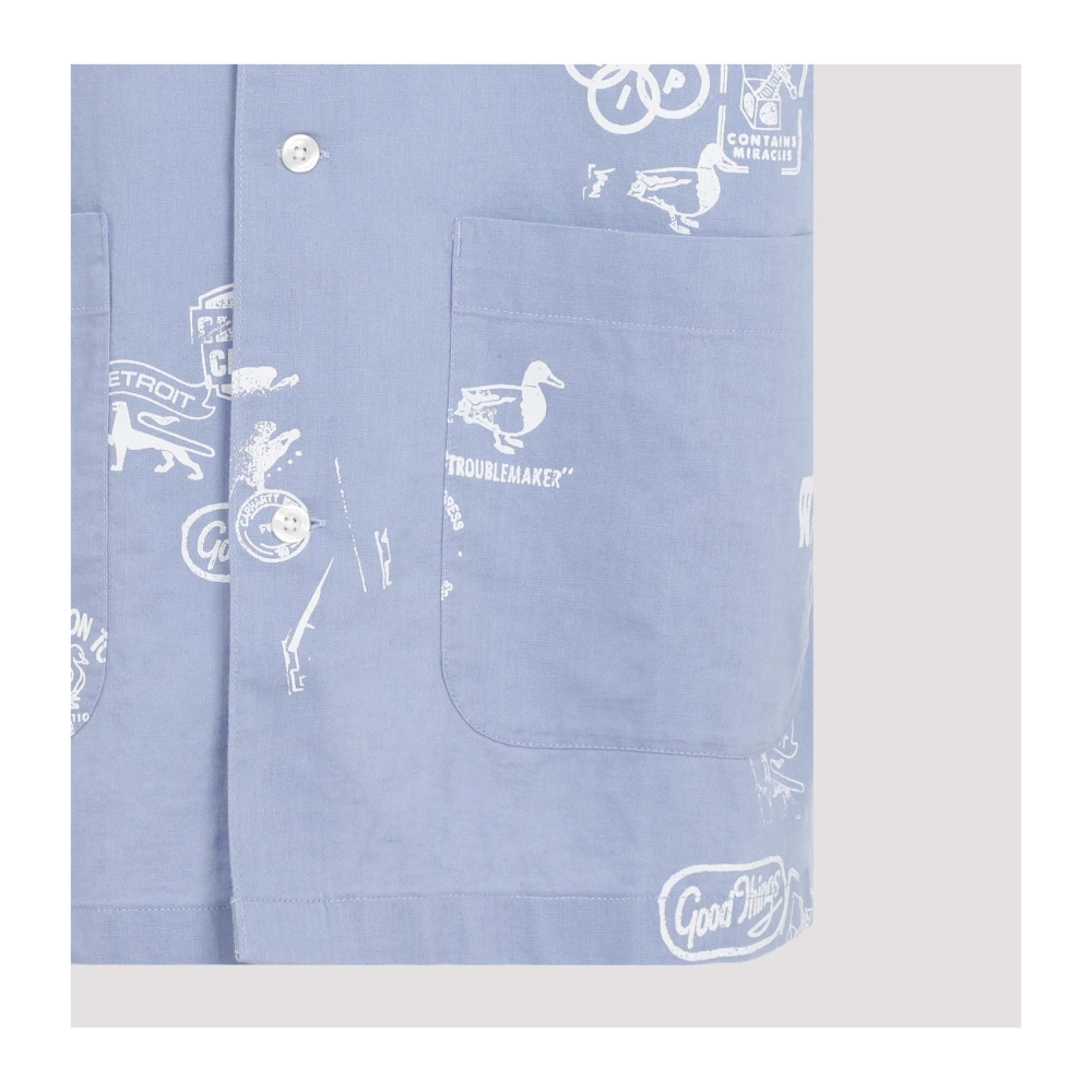 Carhartt WIP Blauwe Stamp Shirt Blue Heren