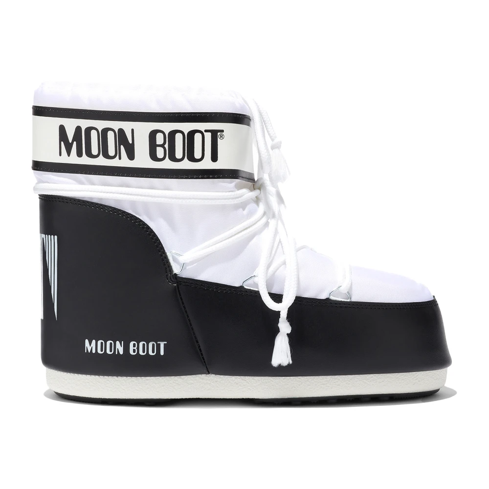 Moon Boot White Ankle Boots For Women - Female - Winter Boots - White - 6 Uk - Shoes
