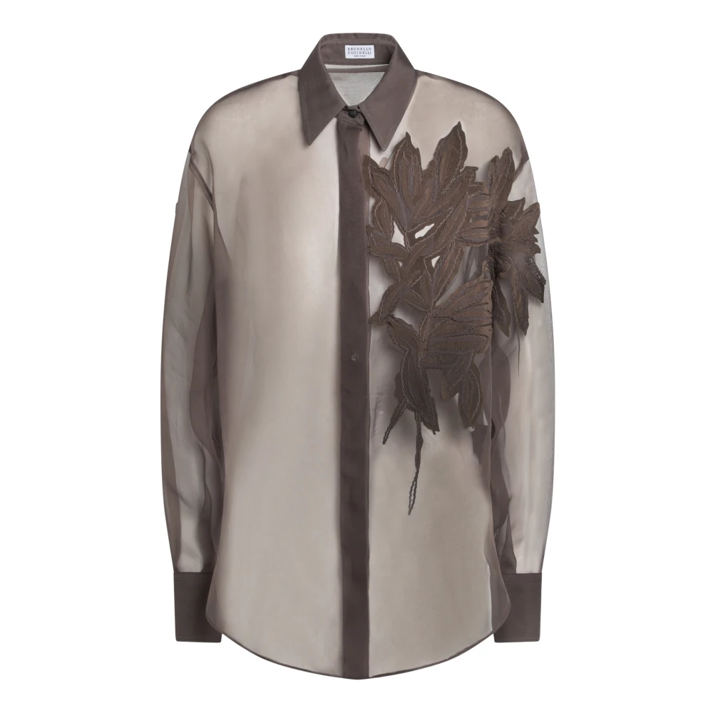 Blouses & Shirts > Shirts - - Brunello Cucinelli - Modalova