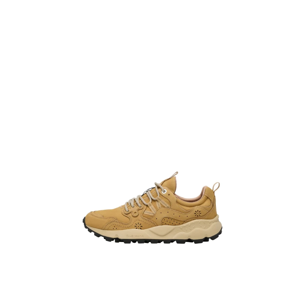 Flower Mountain Men's Yellow Sneakers, 8 Uk, Yamano 3 Sneaker