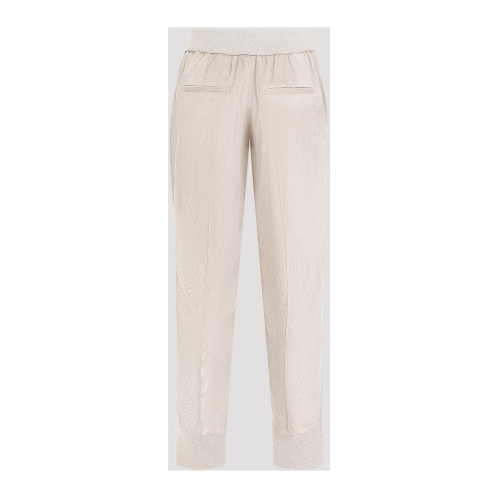 PESERICO Beige Neutrale Broek Aw24 Beige Dames