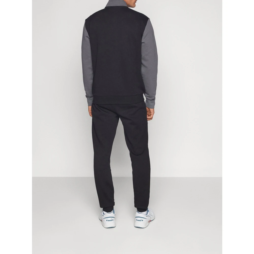 Emporio Armani EA7 Zwart Rits Logo Jurk Set Black Heren