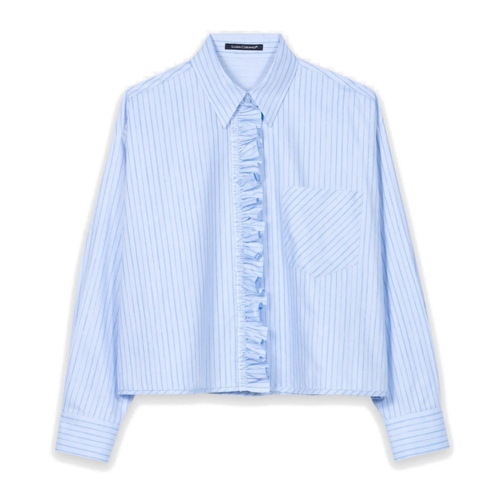 Luisa Cerano Women's Blue Shirts, Xl, Shirts
