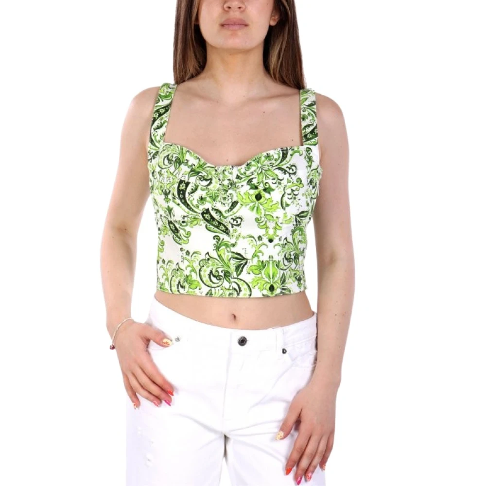 Liu Jo Vrouw Multicolor Tops Dames, Veelkleurig, S, Sleeveless Top