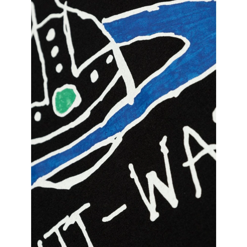 Vivienne Westwood Zwarte T-shirts en Polos Black Heren