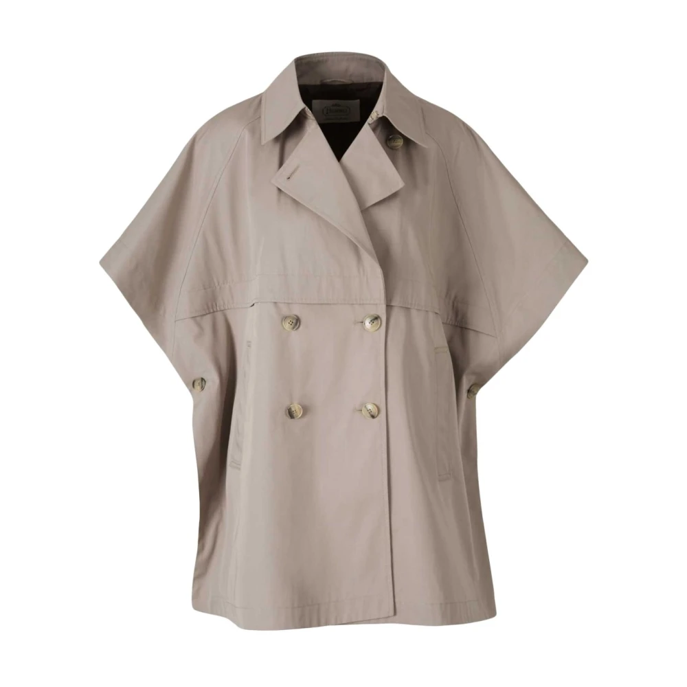 Herno Stijlvolle Tawny Coat Buitenkleding Beige Dames