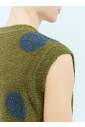 polka-dot-gebreide-trui-vest