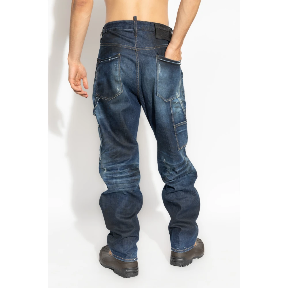 Dsquared2 Jeans in losse stijl Blue Heren