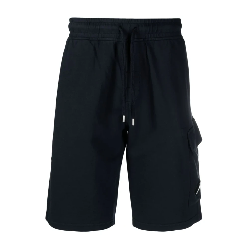 C.P. Company Blauwe Casual Shorts met Cargo Zak Blue Heren