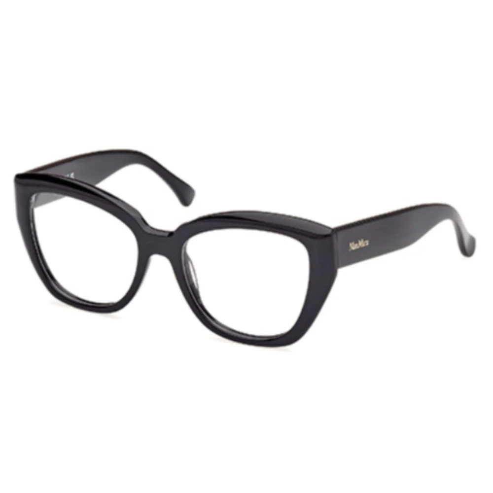 Max Mara Black Glasses, Unisex, 54 Mm, Cat Eye Optical Frame