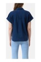 short-sleeved-linen-cotton-blend-blouse