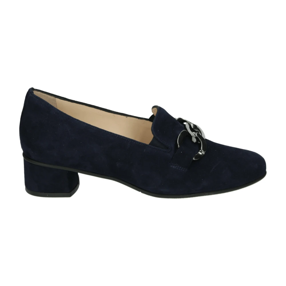 Hassia Vrouw Blauw E Suède Pumps