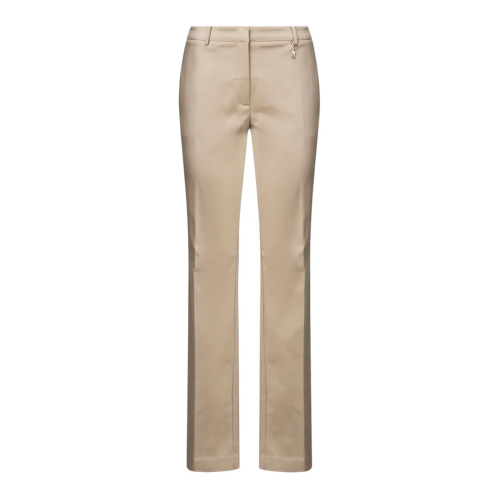 Guess Women's Beige Slim Fit Trousers - Straight Trousers - 3XL - Trousers