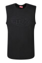 svart-armlos-tank-top-med-logo
