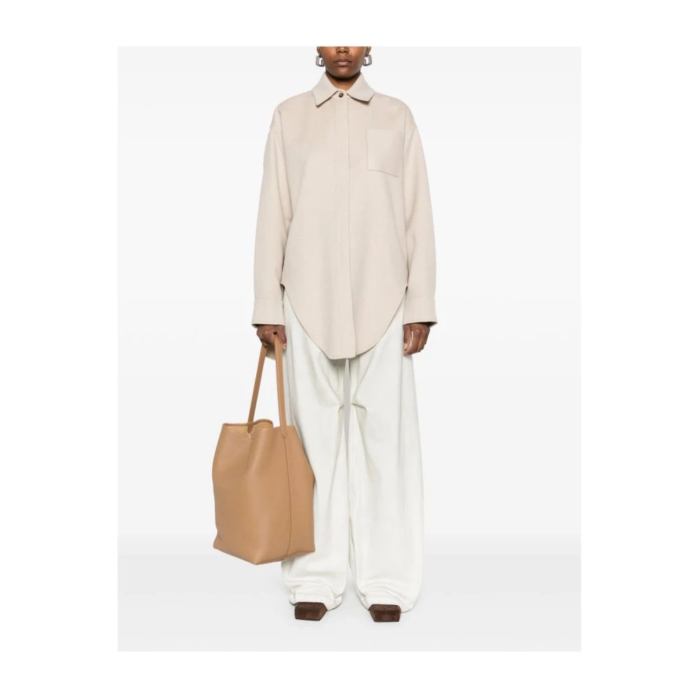 Loewe Stijlvolle Jassen Collectie Beige Dames