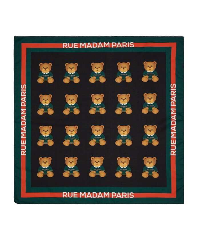 foulard-noir-en-twill-de-polyester-style-teddy