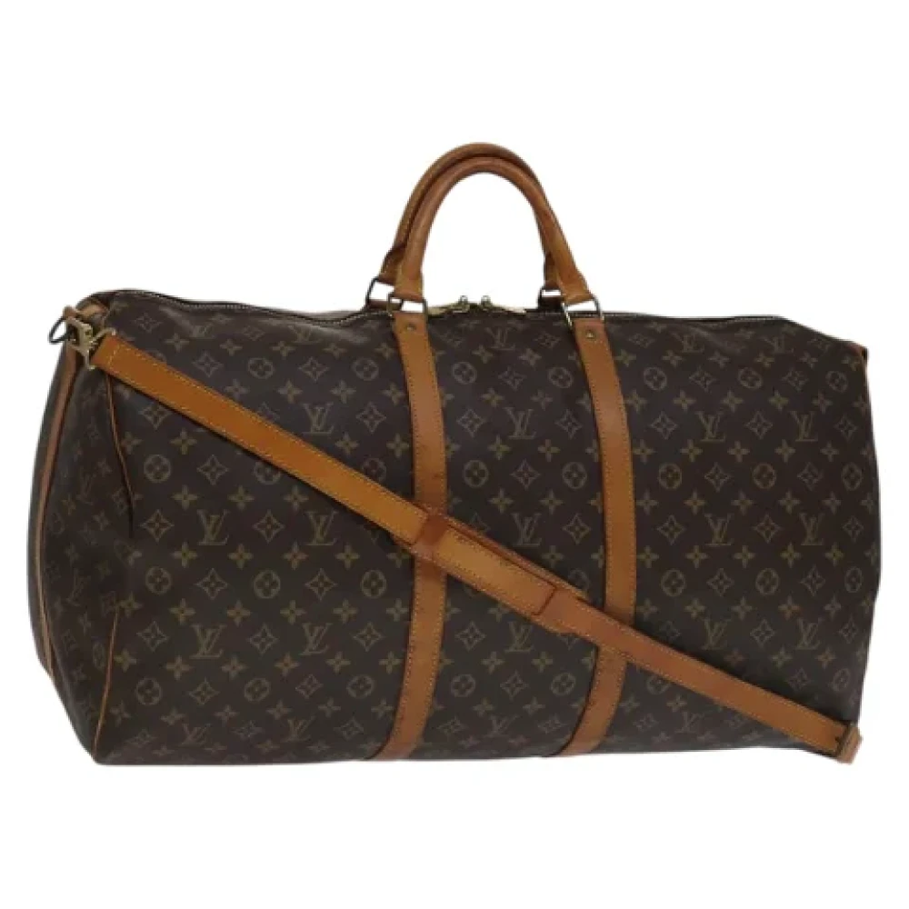 Louis Vuitton Vintage Pre-owned Canvas travel-bags Brown Dames