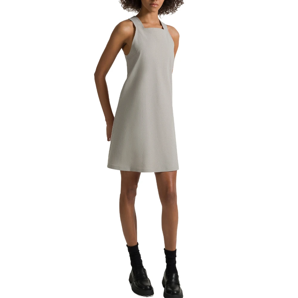 RRD Moderne Jacquard Jurk Gray Dames
