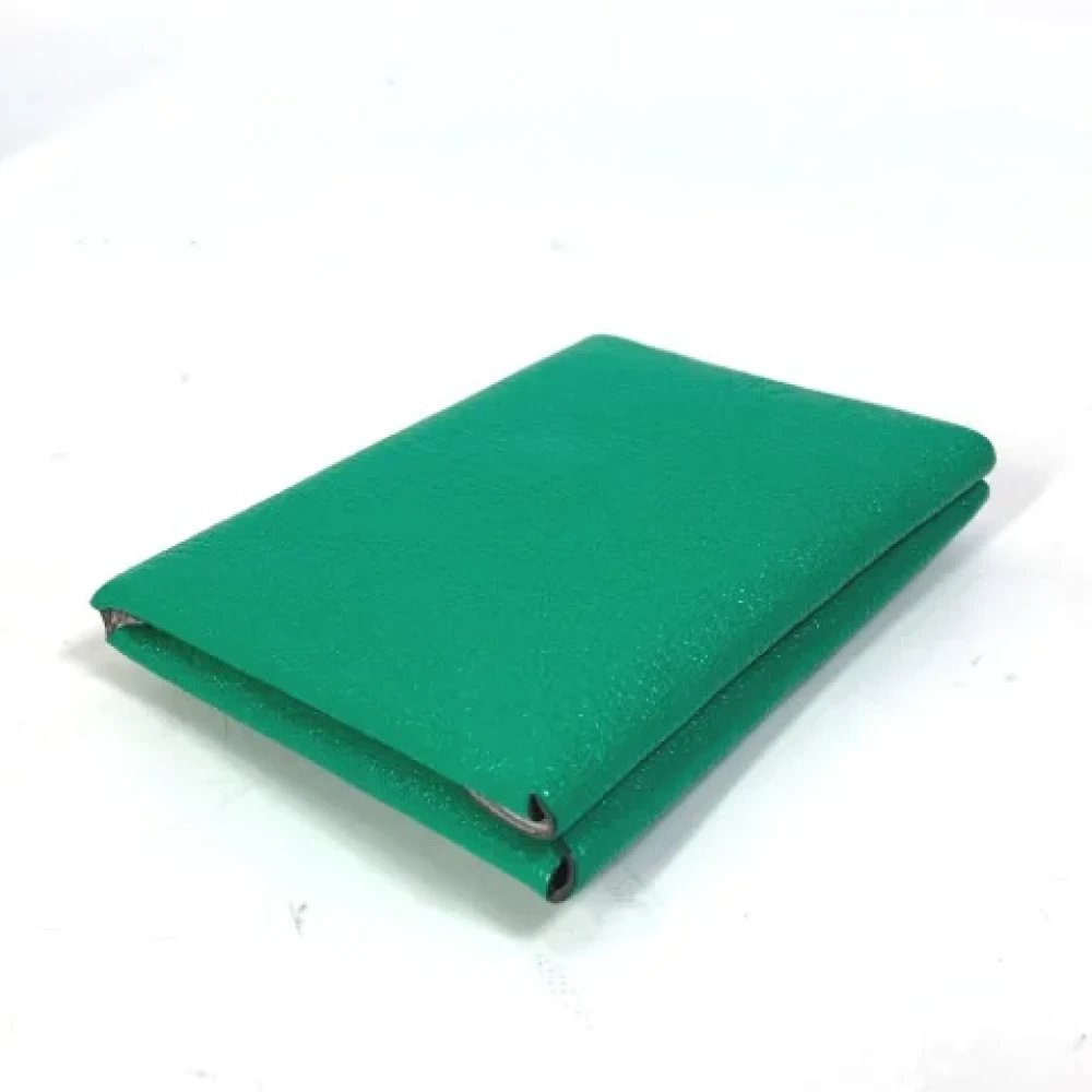 Hermès Vintage Pre-owned Leather home-office Green Dames
