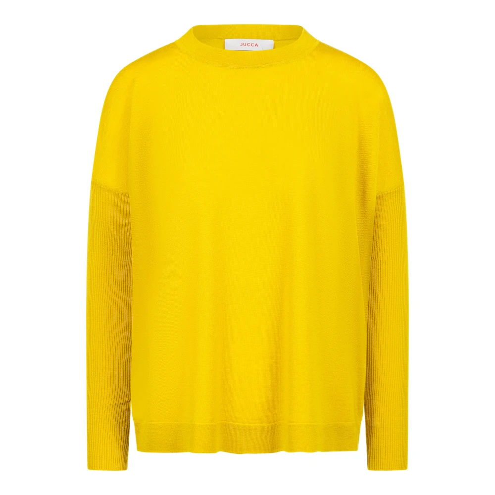 Jucca Stijlvolle Sweaters Collectie Yellow Dames