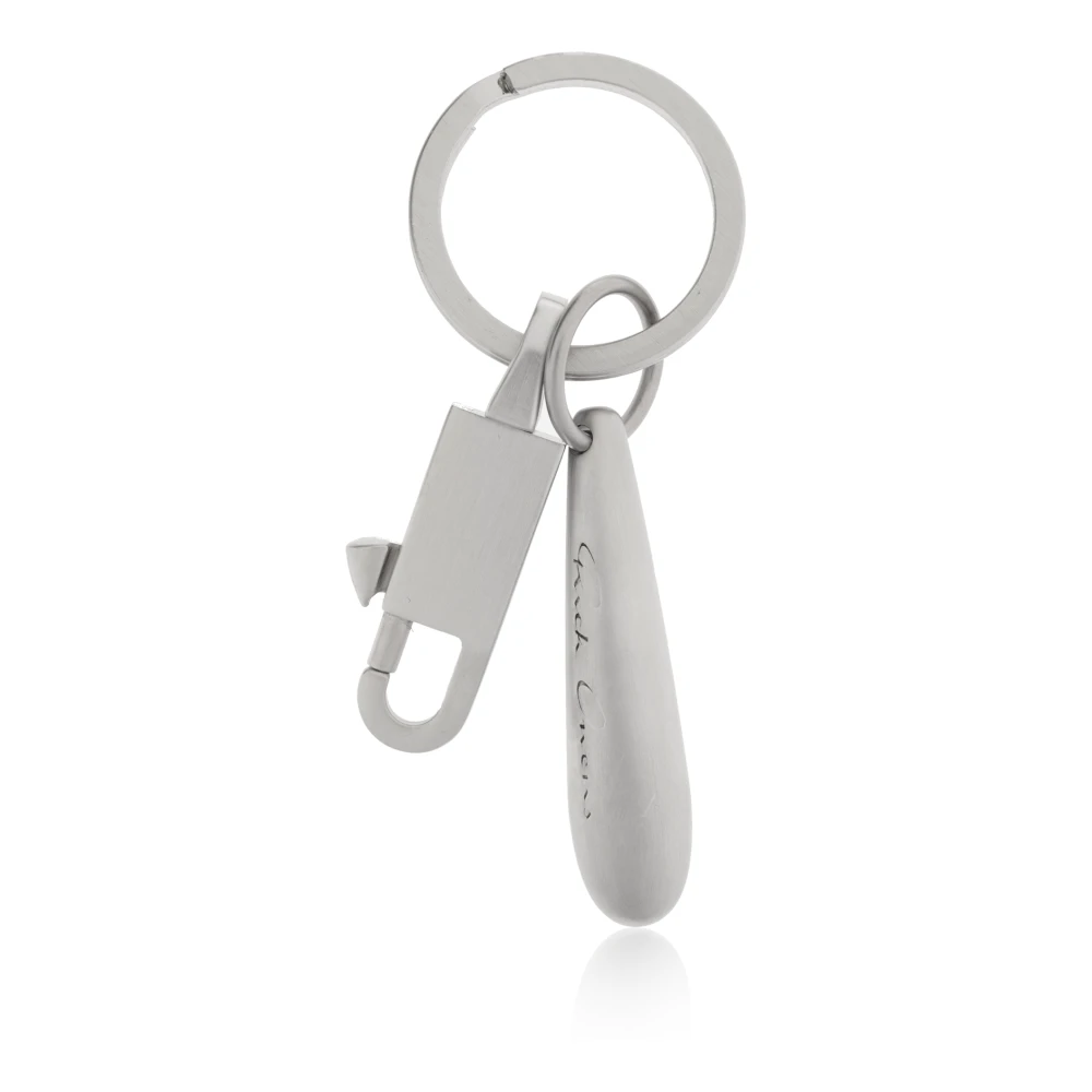 Rick Owens Sleutelhanger met logo Gray Unisex