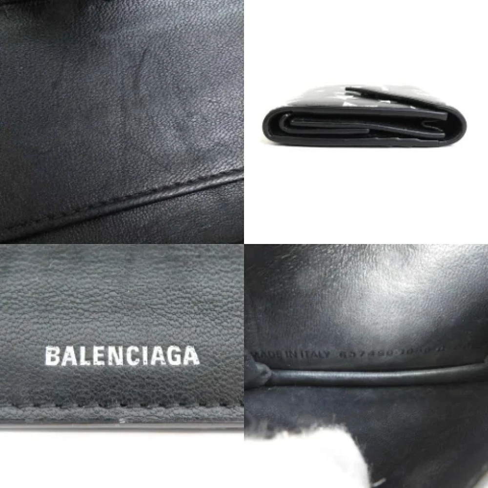 Balenciaga Vintage Pre-owned Leather wallets Black Unisex