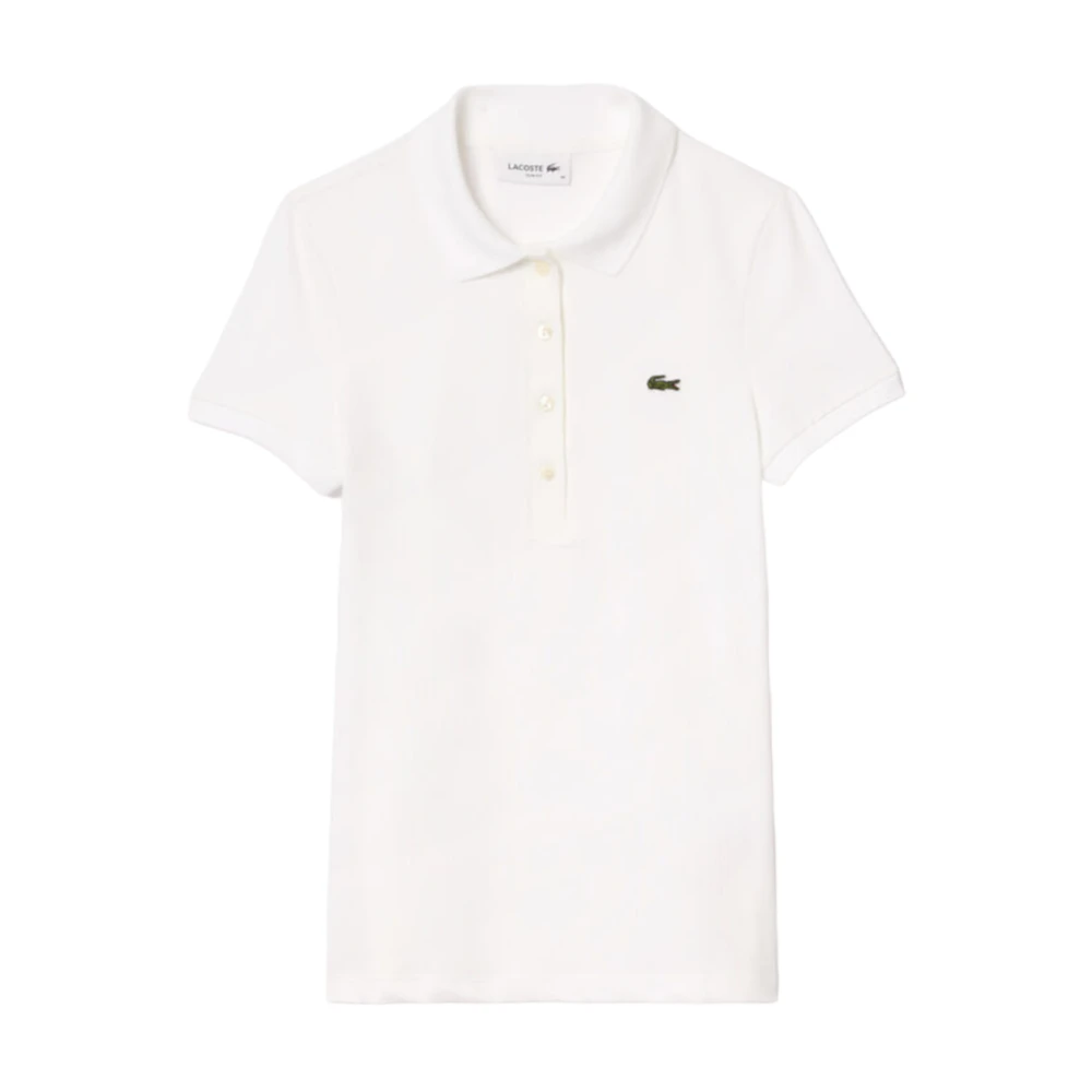 Lacoste Vita T-shirts och Polos White, Dam