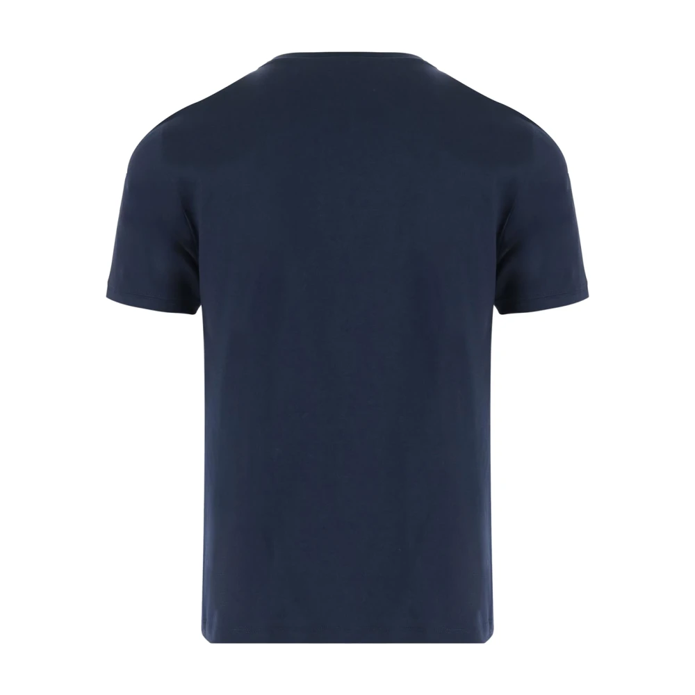 Valentino Garavani Blauwe T-shirts en Polos met Borstzak Blue Heren