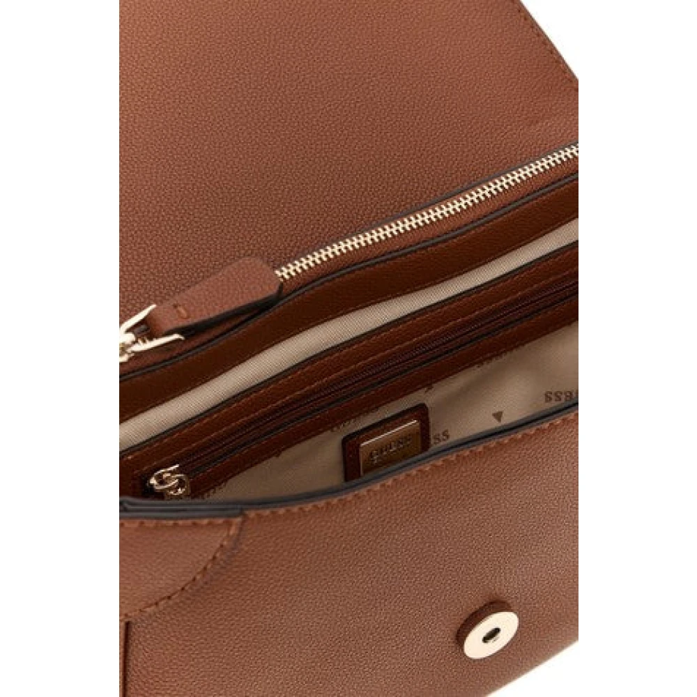 Guess Silvye Bucket Handtas Cognac Brown Dames