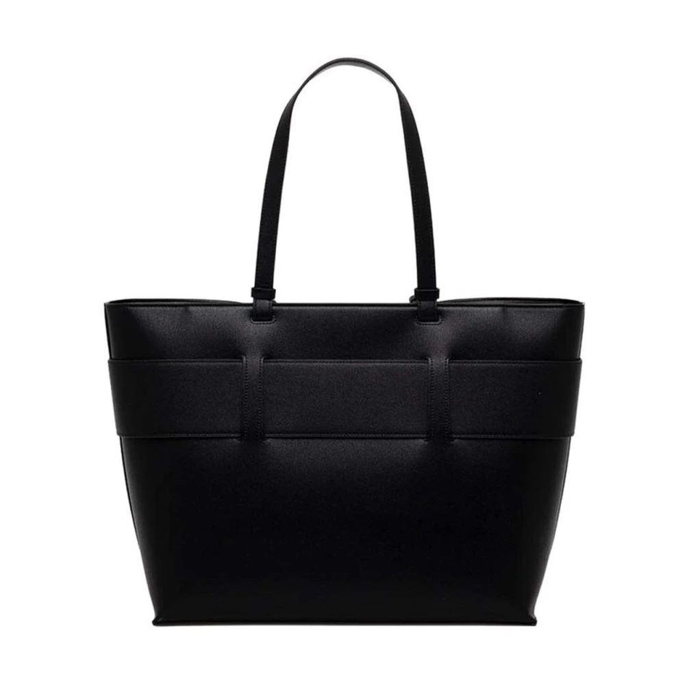 Armani Exchange Stijlvolle Polyethyleen Handtas voor Vrouwen Black Dames