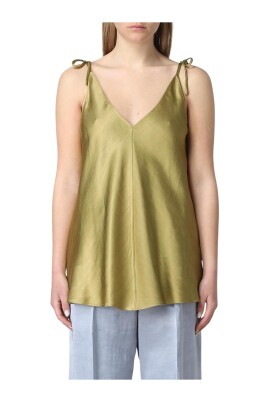 green-silk-tank-top