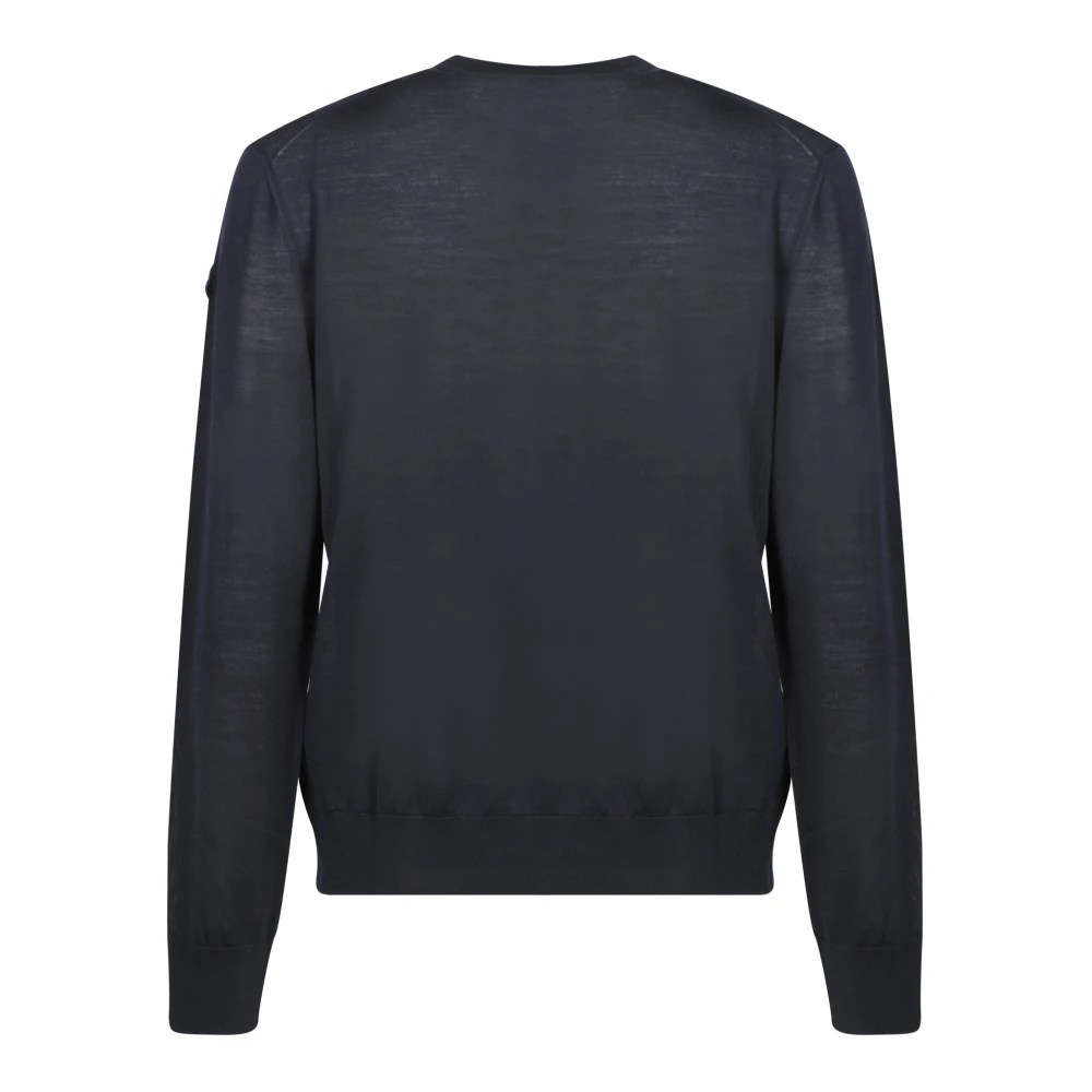 Moncler Sportieve Trui met Lange Mouwen Blue Heren