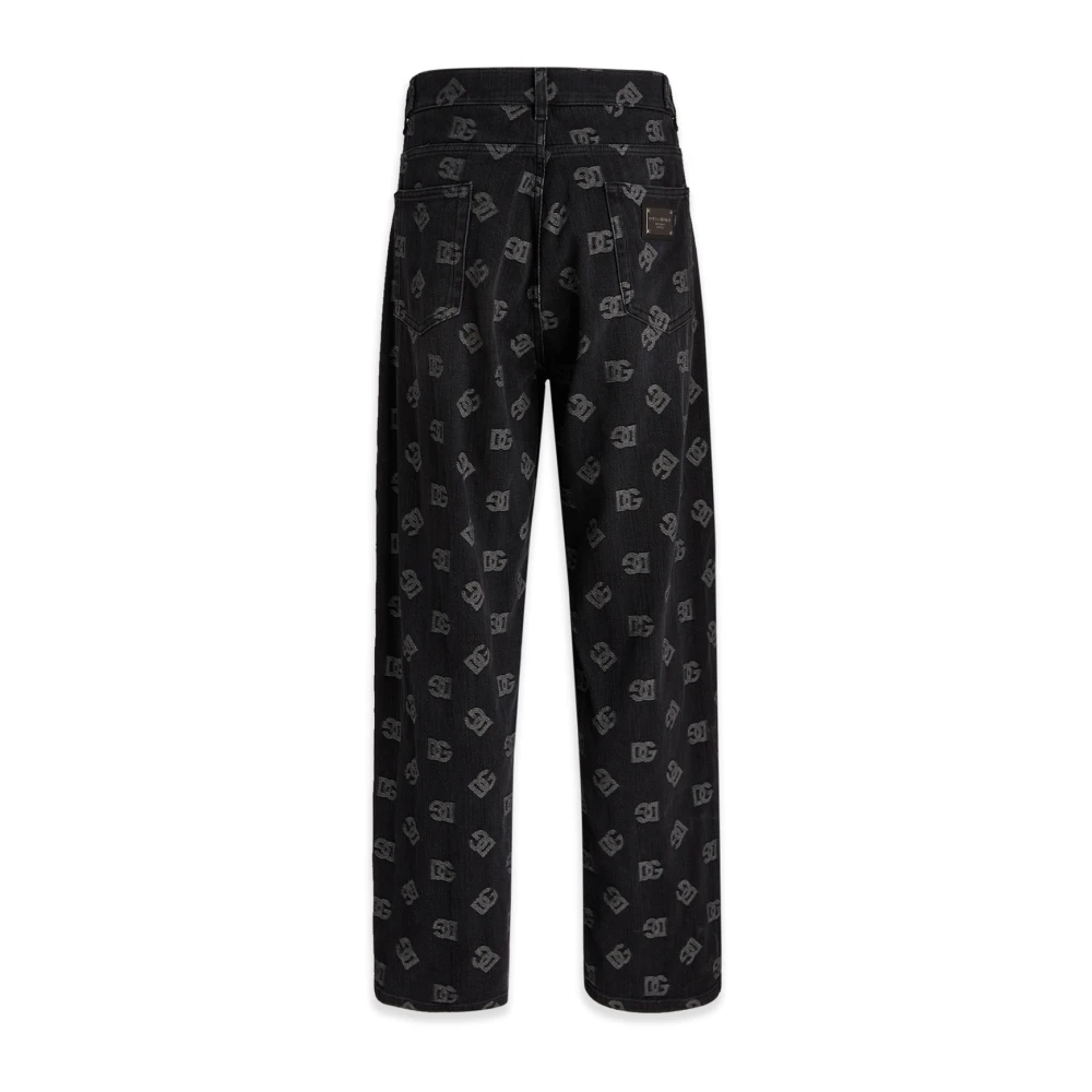 Dolce & Gabbana Klassieke Denim Jeans voor dagelijks gebruik Black Heren