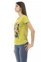 action-t-shirt-en-coton-vert-a-manches-courtes