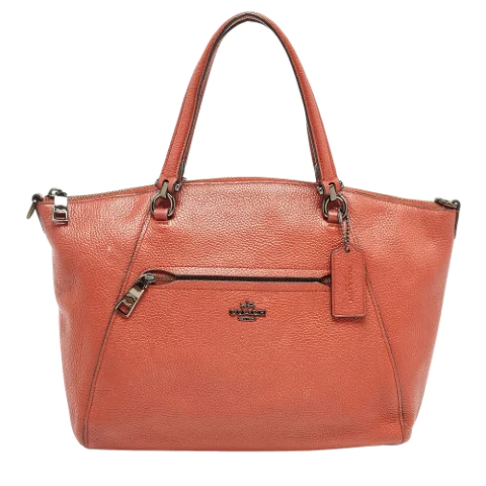 Coach Pre-owned Leather shoulder-bags Brown Dames