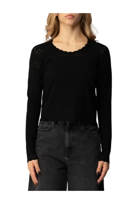 Maglia i point d'esprit och spets