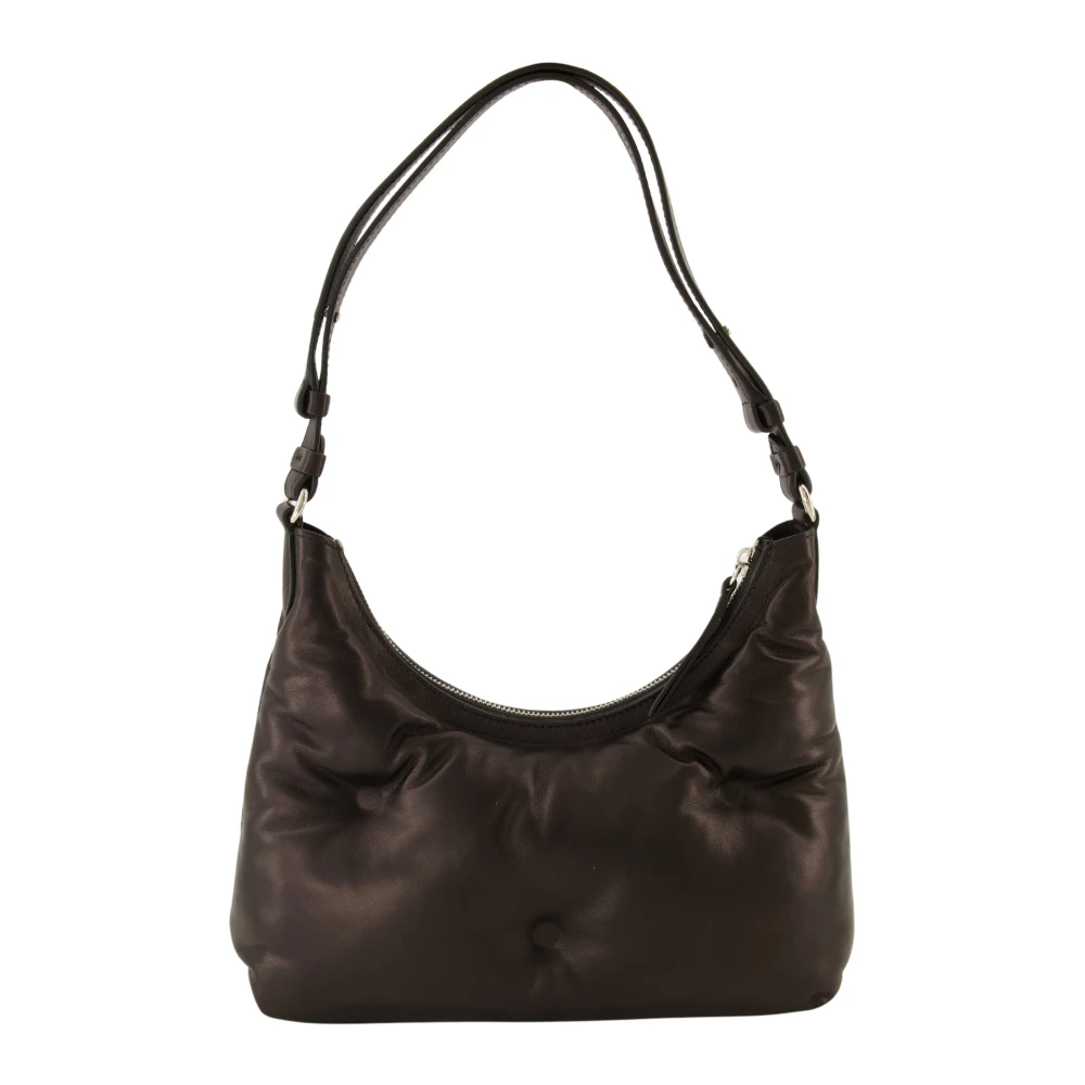 Maison Margiela Glam Slam Hobo Small - Female - Shoulder Bags - Black - One Size - Bags