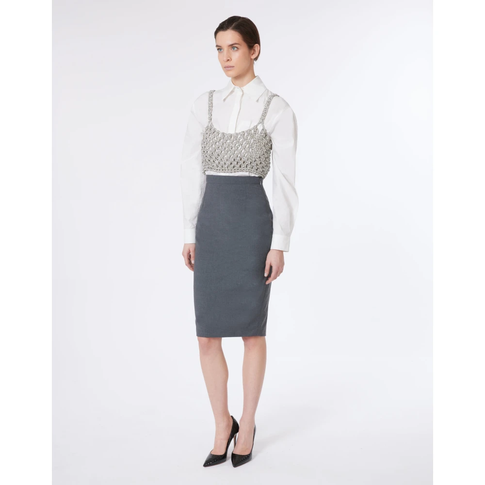 MVP wardrobe Kristallen Diamant Top Gray Dames