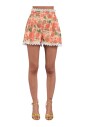 shorts-en-coton-imprime-avec-details-en-dentelle