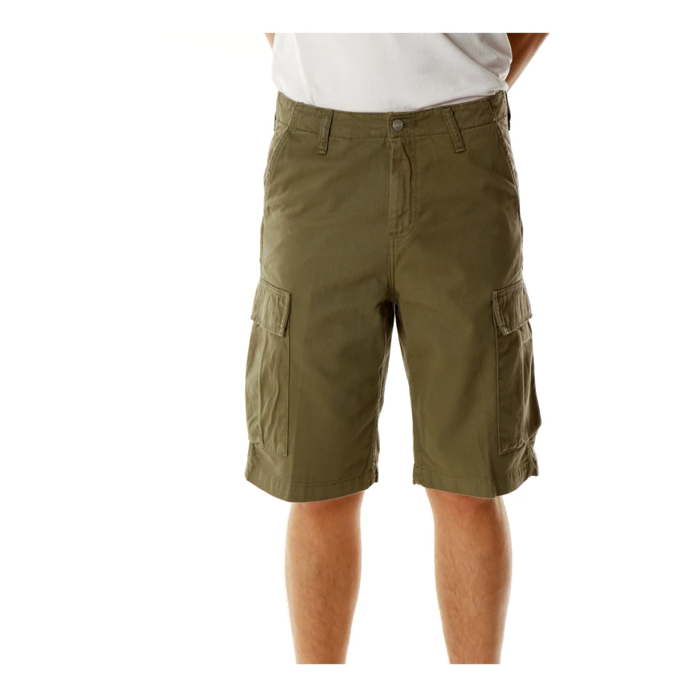 Carhartt WIP Militaire Cargo Shorts Regular Fit Green Heren