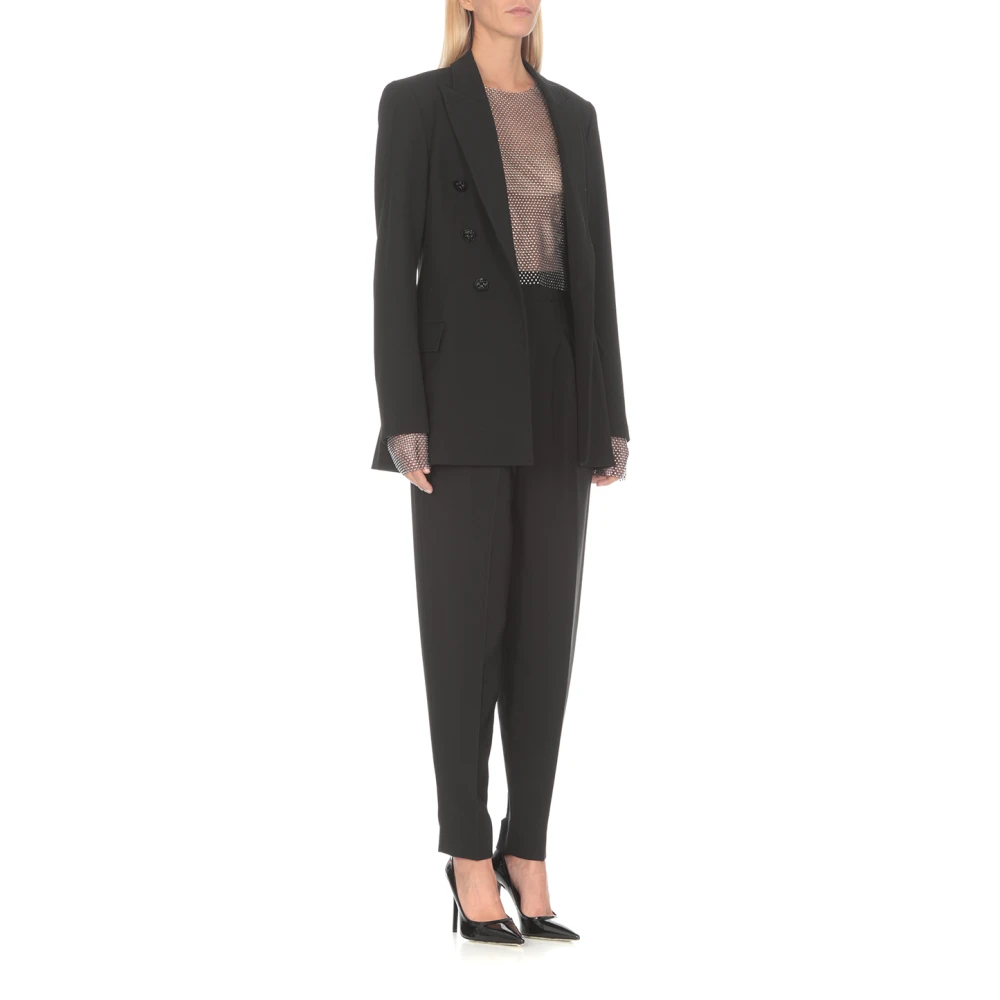 Genny Zwarte Broek met Zakken Black Dames