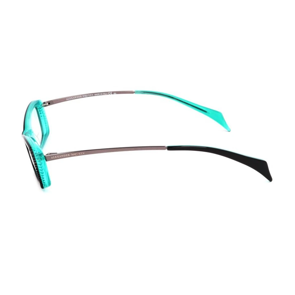 alexander mcqueen Multicolor Acetaat montuur met Ruthenium wijzerplaat Multicolor Dames