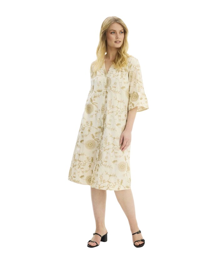elegante-nelli-jurk-in-creme